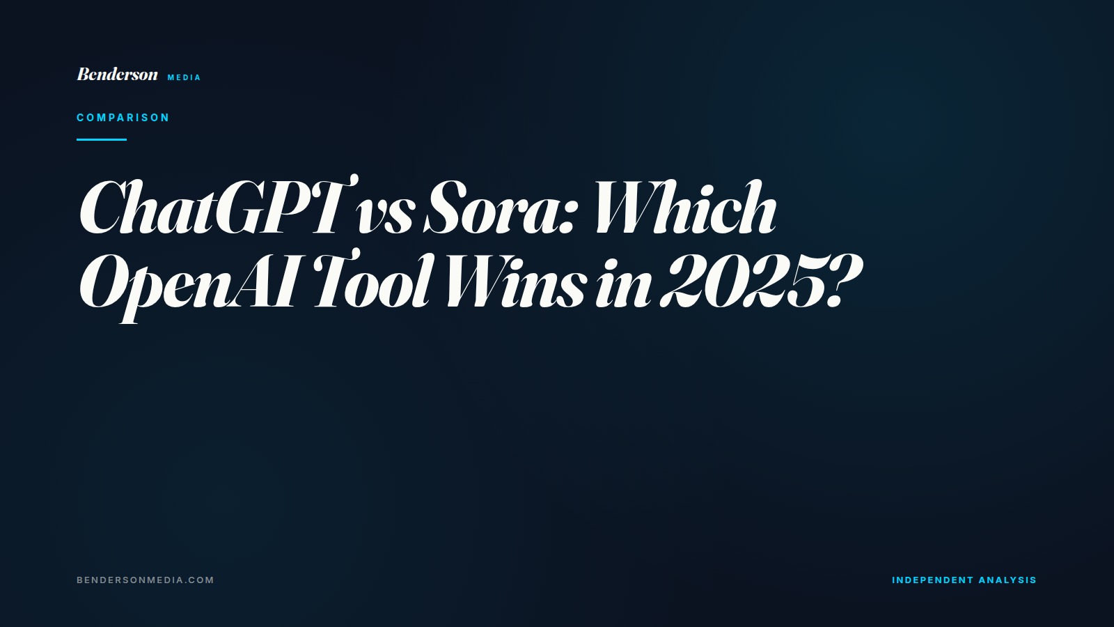 ChatGPT vs Sora: Which OpenAI Tool Wins in 2025?