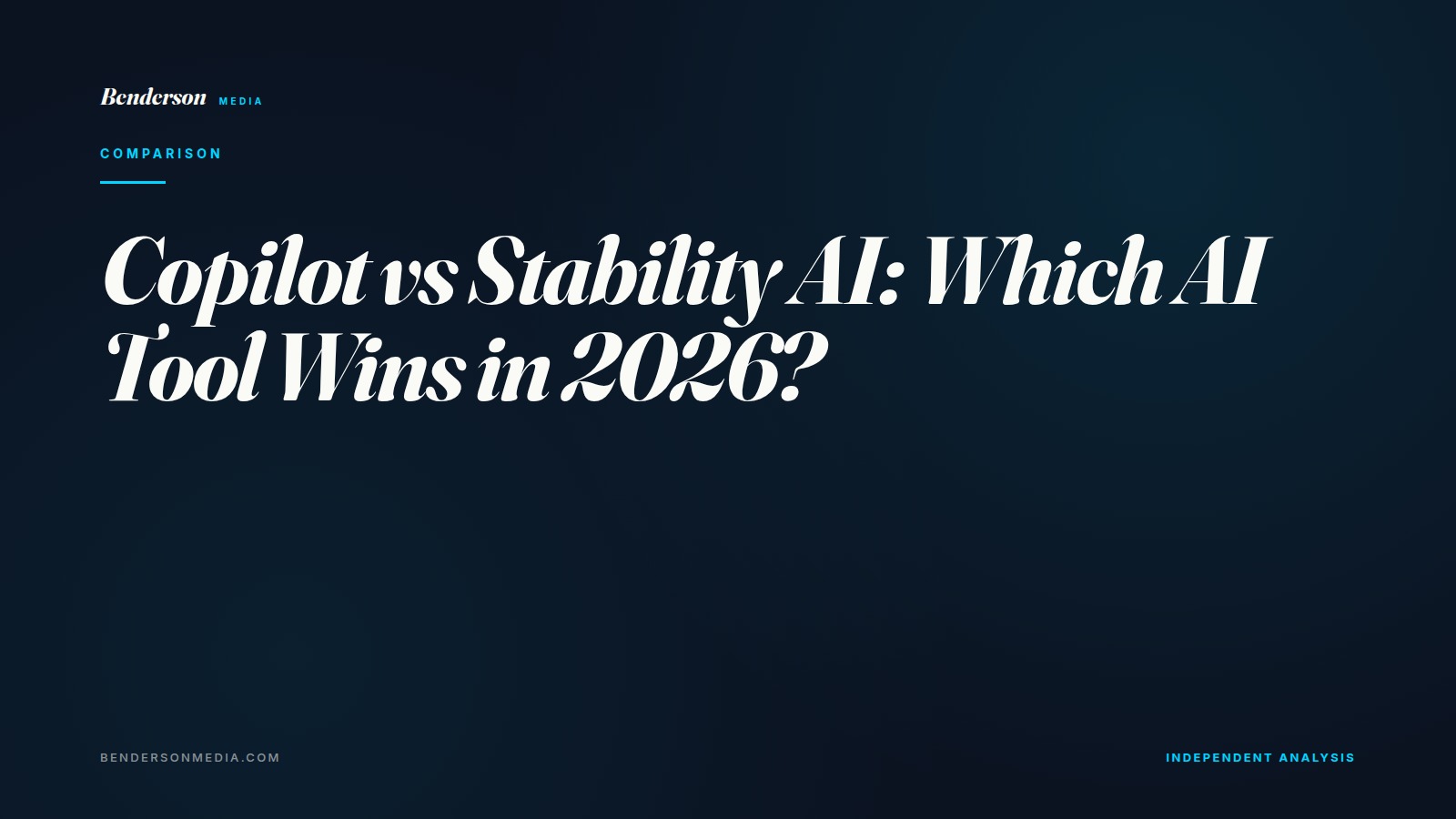 Copilot vs Stability AI: Which AI Tool Wins in 2026?