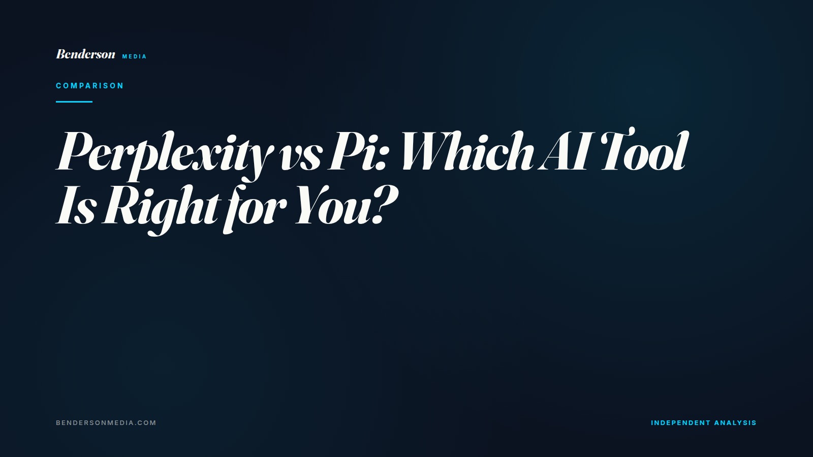 Perplexity vs Pi: Which AI Tool Is Right for You?
