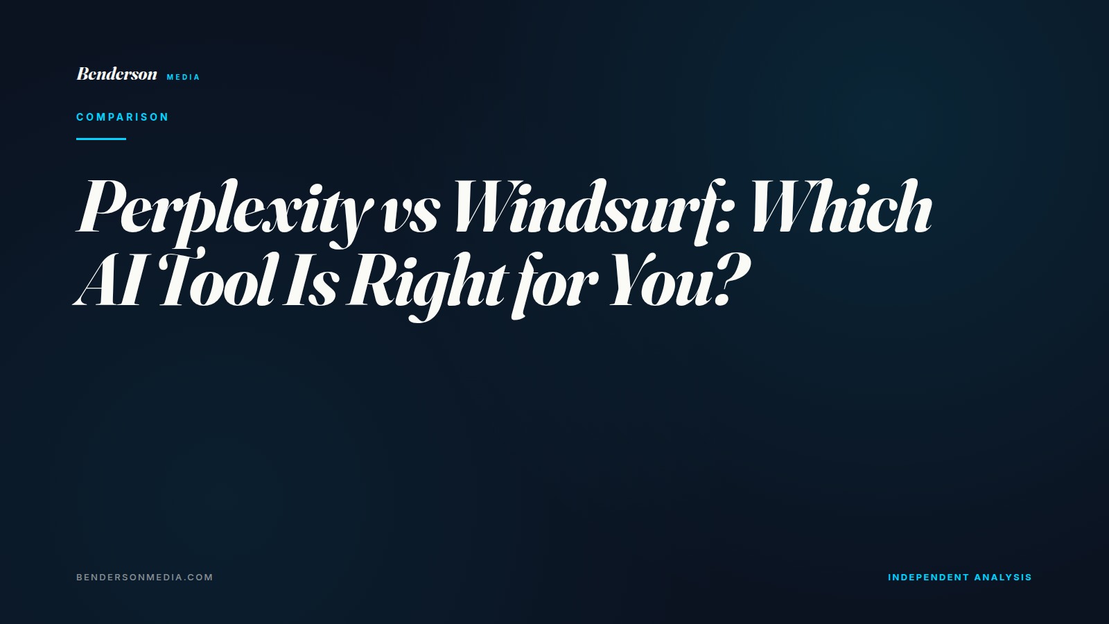 Perplexity vs Windsurf: Which AI Tool Is Right for You?