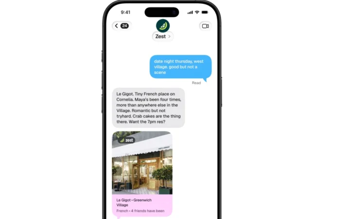 Zest AI Books Your Dinner Reservations Over Text